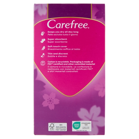 Carefree Plus Large Fragranza Delicata Salvaslip 36 pz